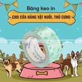  BĂNG KEO IN THEO YÊU CẦU CHO CỬA HÀNG THÚ CƯNG PET SHOP 