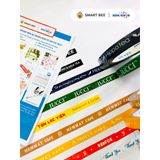  Băng Keo Dán Ly in chữ, logo, tên thương hiệu theo yêu cầu 15mm 