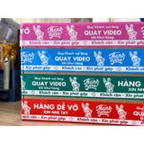  COMBO 2 Cây Băng Keo In Mẫu A Phát Gấp + [TẶNG DAO CẮT] 