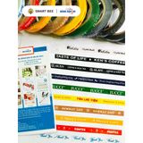  Băng Keo Dán Ly in chữ, logo, tên thương hiệu theo yêu cầu 15mm 