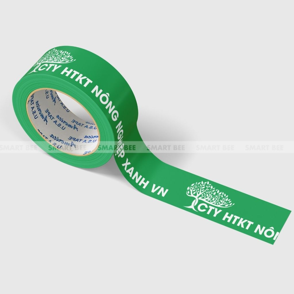  BĂNG KEO IN THEO YÊU CẦU CHO CÔNG TY NÔNG NGHIỆP XANH 