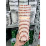  COMBO 1 Cây Băng keo in THANK YOU 12mm (25 Cuộn) + [TẶNG 1 CUỘN] 