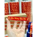  COMBO 20 Cuộn Băng Keo In Chữ Chúc Mừng Năm Mới 15mm + [TẶNG 1 CUỘN] 