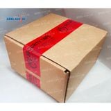  [MỚI] Băng keo màu ĐỎ in chữ, in logo theo yêu cầu 