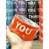  BĂNG KEO IN SẴN MẪU THANK YOU 48MM | 6 MÀU 