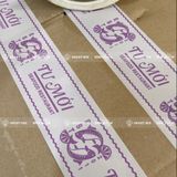  Băng keo màu TÍM in logo theo yêu cầu 