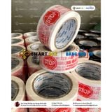  BĂNG KEO NIÊM PHONG - CẢNH BÁO DÁN THÙNG MÀU TRẮNG & ĐỎ [4F8] GIÁ SỈ 