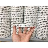  COMBO 1 Cây Băng Keo In Chữ THANK YOU 12mm (25 Cuộn) + [TẶNG 1 CUỘN] 