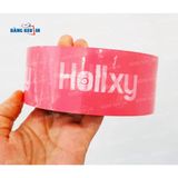  BĂNG KEO MÀU HỒNG IN LOGO THEO YÊU CẦU 
