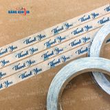  BĂNG KEO IN SẴN MẪU THANK YOU 12MM | 6 MÀU 