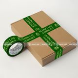  Băng keo màu XANH LÁ in tên thương hiệu đầy độc đáo và sáng tạo (theo yêu cầu) 