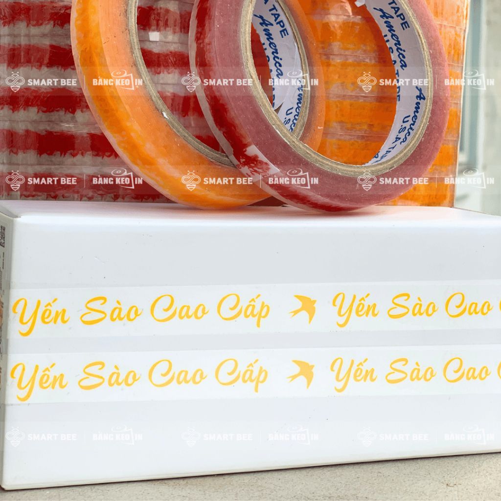  COMBO 1 CÂY BĂNG KEO IN YẾN SÀO CAO CẤP 15MM + [TẶNG 1 CUỘN] 