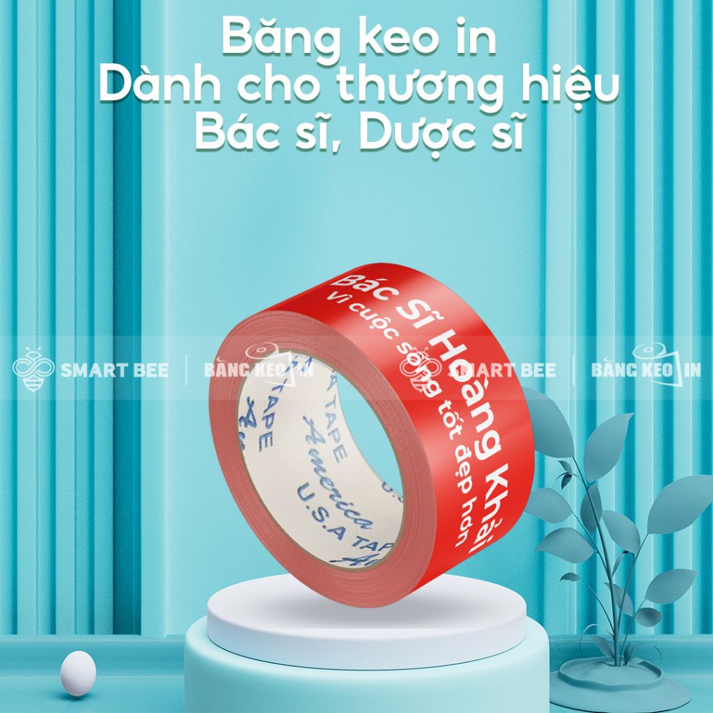  BĂNG KEO IN THƯƠNG HIỆU CHO BÁC SĨ, DƯỢC SĨ 