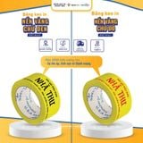  Băng keo màu VÀNG in logo theo yêu cầu 