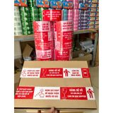  COMBO 12 Cuộn Băng Keo Đỏ Trắng In Chữ HÀNG DỄ VỠ + [TẶNG 1 CUỘN] 