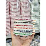  COMBO 1 Cây Băng keo in THANK YOU 12mm (25 Cuộn) + [TẶNG 1 CUỘN] 