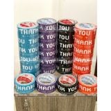  BĂNG KEO IN SẴN MẪU THANK YOU 48MM | 6 MÀU 
