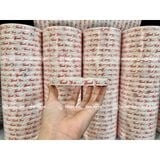  COMBO 1 Cây Băng Keo In Chữ THANK YOU 12mm (25 Cuộn) + [TẶNG 1 CUỘN] 