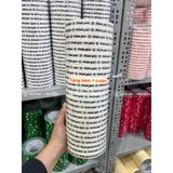  COMBO 1 Cây Băng keo in THANK YOU 12mm (25 Cuộn) + [TẶNG 1 CUỘN] 