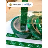  Băng Keo Dán Ly in chữ, logo, tên thương hiệu theo yêu cầu 15mm 