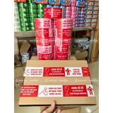  COMBO 12 Cuộn Băng Keo Đỏ Trắng In Chữ HÀNG DỄ VỠ + [TẶNG 1 CUỘN] 