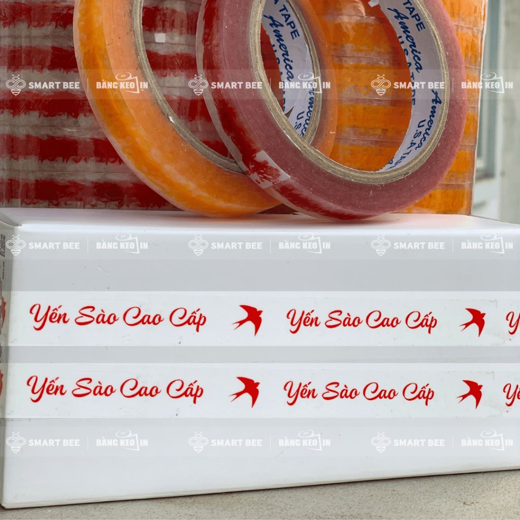  COMBO 1 CÂY BĂNG KEO IN YẾN SÀO CAO CẤP 15MM + [TẶNG 1 CUỘN] 