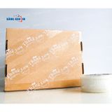  Cuộn băng keo in chữ THANK YOU màu trắng dùng để đóng gói hàng 