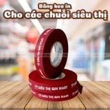  BĂNG KEO IN THEO YÊU CẦU CHO CHUỖI SIÊU THỊ 