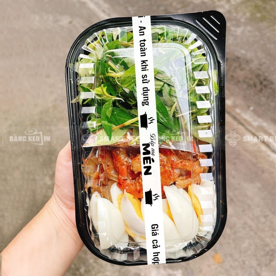  BĂNG KEO IN THEO YÊU CẦU CHO CỬA HÀNG ĐỒ ĂN VẶT 
