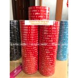  COMBO 2 Cây Băng Keo In Chữ THANK YOU 12mm (50 Cuộn) + [TẶNG 5 CUỘN] 