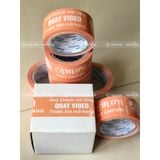  COMBO 2 Cây Băng Keo In Mẫu B Quay Video 48mm + [TẶNG DAO CẮT] 