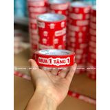  BĂNG KEO IN SẴN CHỮ MUA 1 TẶNG 1 | TRẮNG ĐỎ 24MM 