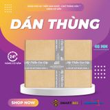  Băng Keo In Mỹ Phẩm Cao Cấp [48MMx72M] Nền Xám Khói & Chữ Trắng Sữa MPCCxNMCT 
