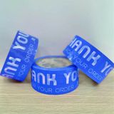  Băng Keo In Thank You 48MM Nền Xanh Dương Chữ Trắng 