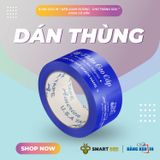  Băng Keo In Mỹ Phẩm Cao Cấp [48MMx72M] Nền Xanh Dương & Chữ Trắng Sữa MPCCxNMCT 