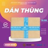 Băng Keo In Mỹ Phẩm Cao Cấp [48MMx72M] Nền Xanh Da Trời & Chữ Trắng Sữa MPCCxNMCT 
