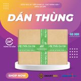  Băng Keo In Mỹ Phẩm Cao Cấp [48MMx72M] Nền Xanh Lá Cây & Chữ Trắng Sữa MPCCxNMCT 