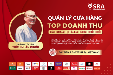  K14 - Quản lý cửa hàng TOP doanh thu - Khoá đặc biệt dành cho Cửa hàng trưởng 