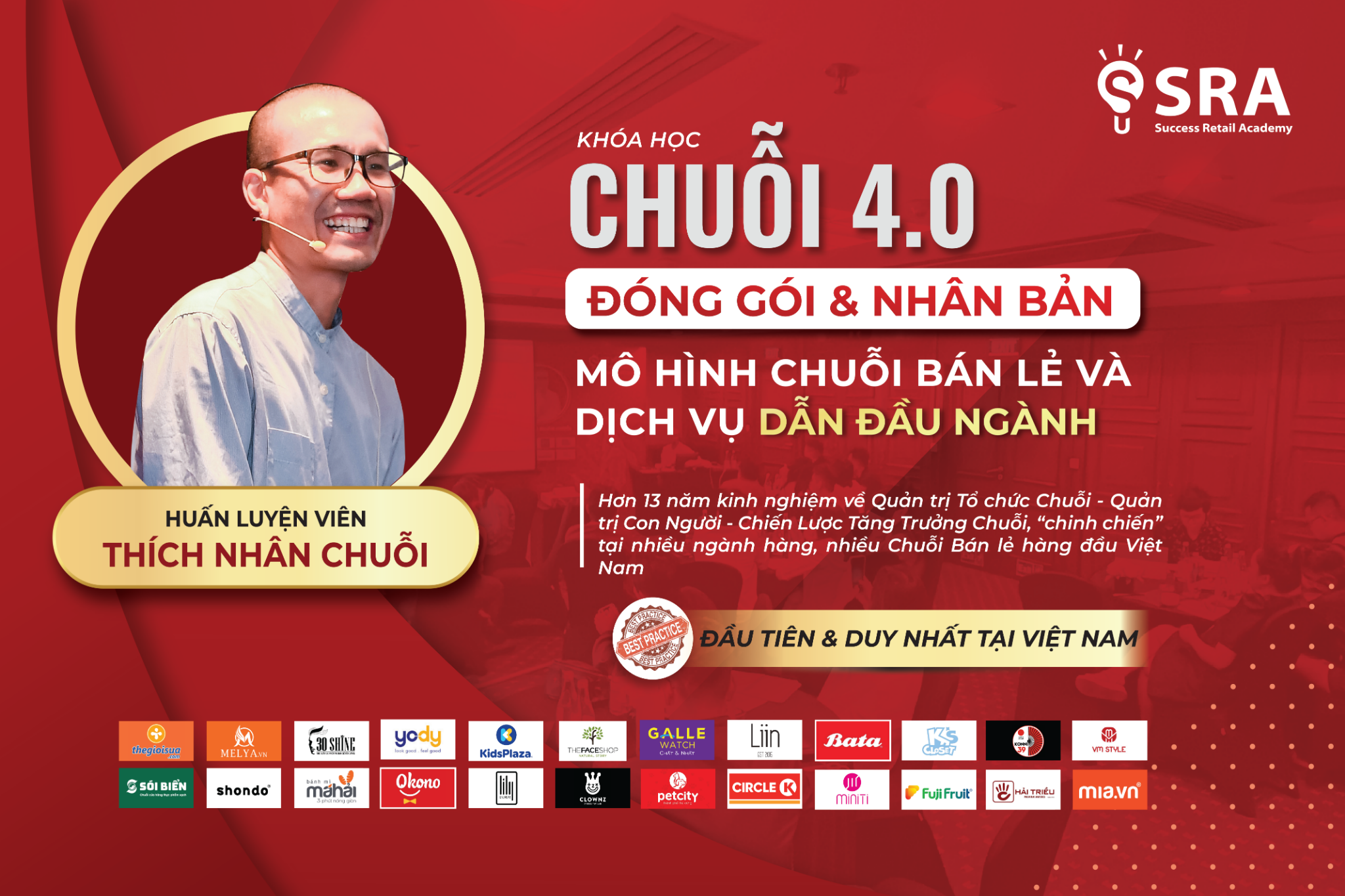  K70 - Chuỗi 4.0: Đóng gói và Nhân bản mô hình kinh doanh Chuỗi bán lẻ/dịch vụ dẫn đầu ngành 