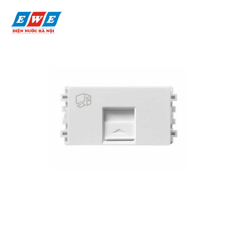 Ổ cắm data cat6 size S màu trắng 8431SRJ6V_WE_G19 Zencelo A
