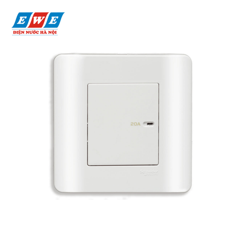 Bộ công tắc đơn 2 cực 20A màu trắng Zencelo E8431D20_G19