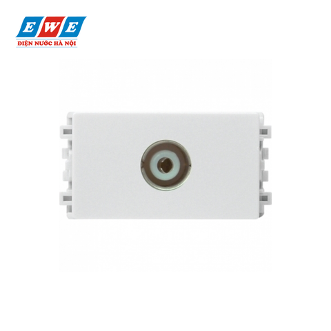 Ổ cắm tivi size S màu trắng 8431STV_WE_G19 Zencelo A