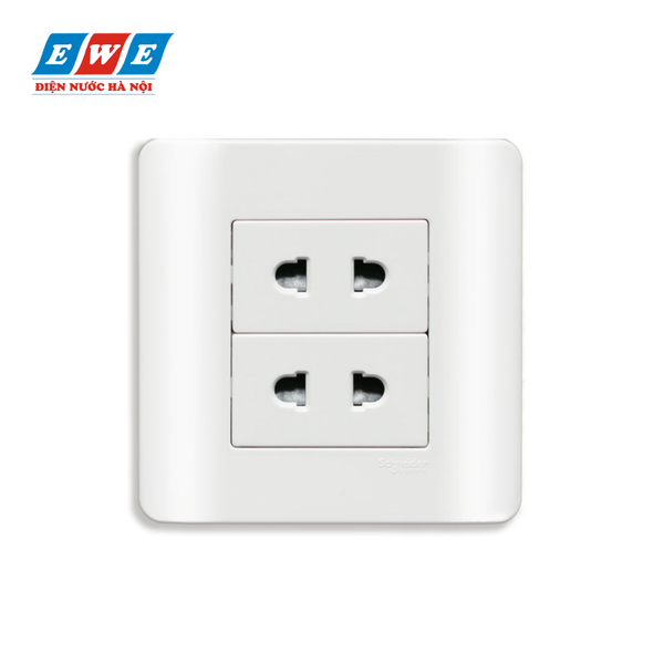 Bộ ổ cắm đôi 2 chấu Zencelo E84426U2_G19