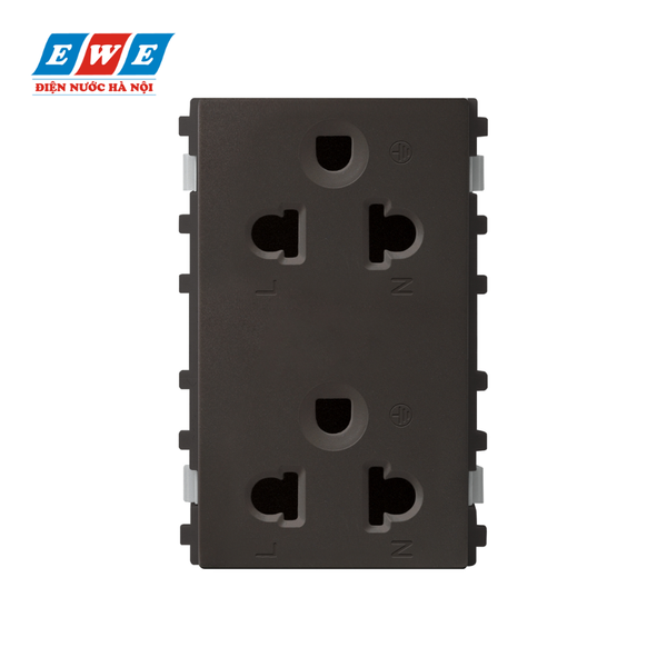 Ổ cắm đôi 3 chấu 84426LUES2_BZ_G19 Schneider, size L