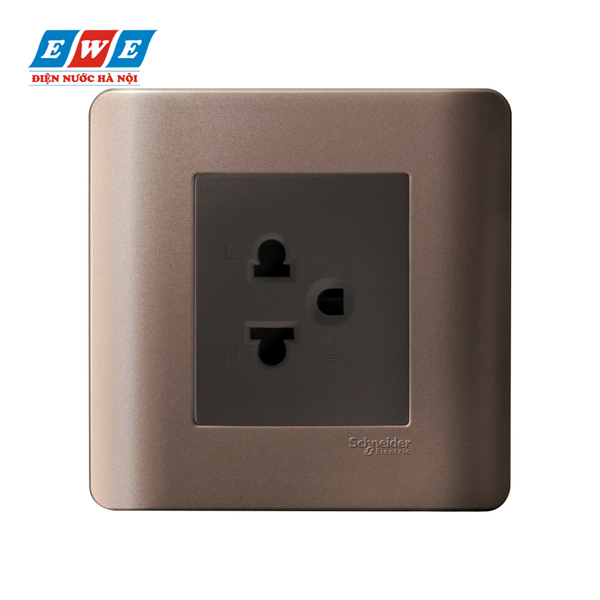 Bộ ổ cắm đơn 3 chấu Zencelo E84426UESTR_SZ_G19