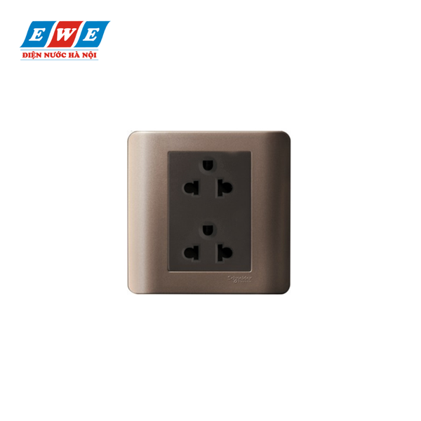 Bộ ổ cắm đôi 3 chấu Zencelo E84426UES2_SZ_G19