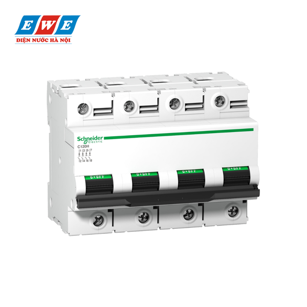 MCB 4P 125A 15kA Schneider A9N18481