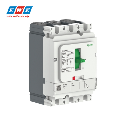 Aptomat MCCB 4P 160A 25kA EZS160E4160