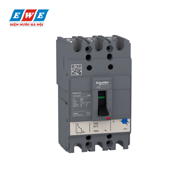 MCCB 3P 80A 25kA LV510937 Schneider