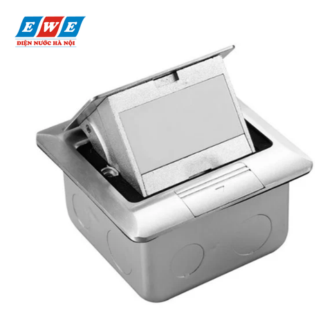 Ổ cắm âm sàn E224F_ABE màu nhũ bạc S-Flexi